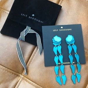 Lele Sadoughi Confetti Wisteria Drop Earrings